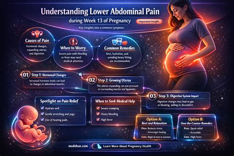 understanding  abdominal pain  week   pregnancy medshun