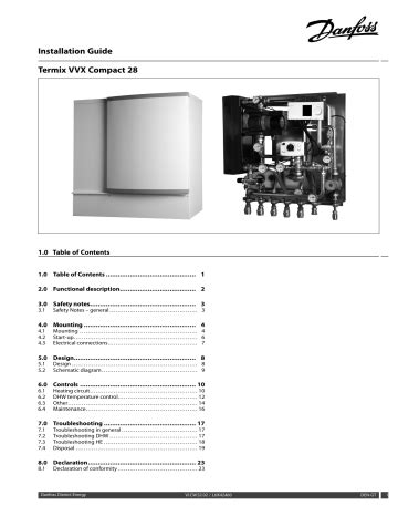 Danfoss Termix Vvx C Operating Guide Manualzz