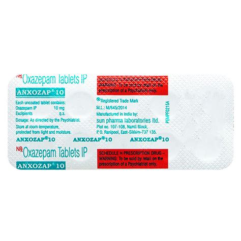 Anxozap 10mg Tablet 10 S Price Uses Side Effects And Substitutes