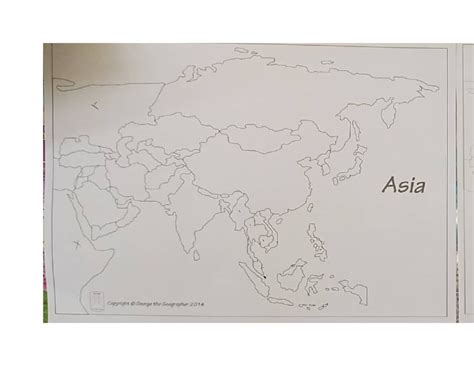 Asia Blank Map | PDF