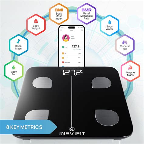 Smart Body Fat Scale Bmi Highly Accurate Bluetooth Digital Bathroom