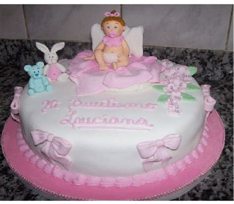 Decoración De Pasteles Para Bautizo De Niña Imagui