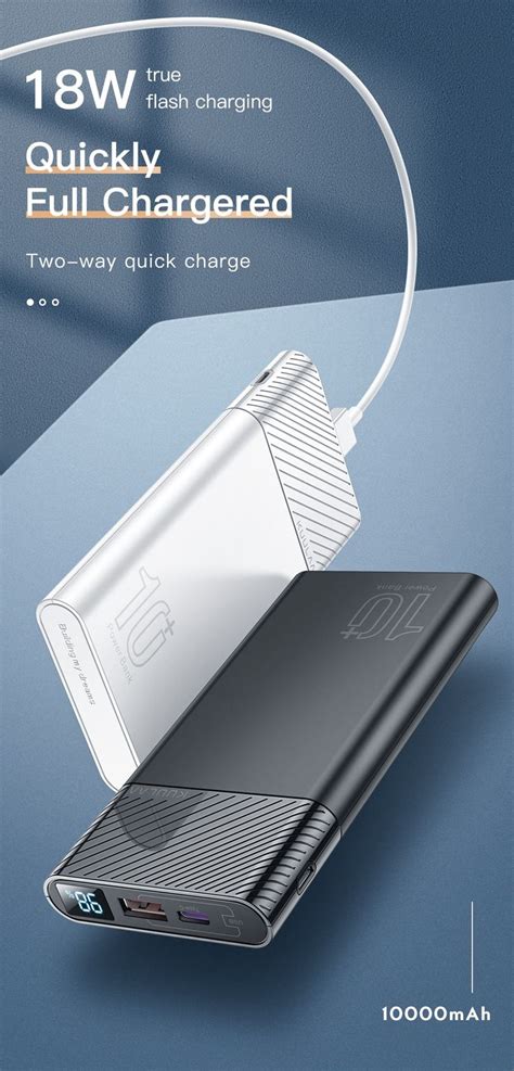 KUULAA Power Bank 10000 MAh QC PD 3 0 PoverBank Schnelle Aufladen Power