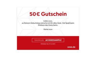 CEWE und CEWE FOTOBUCH Gutschein | Testsieger Qualität