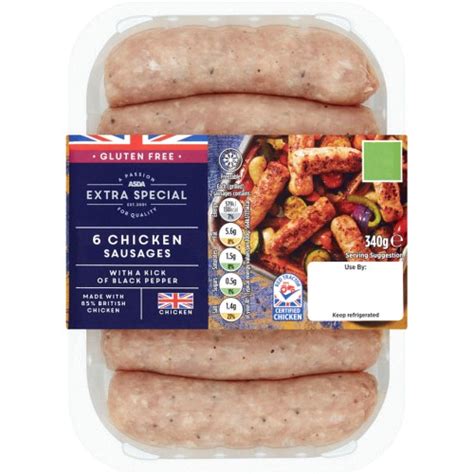 Asda Extra Special Hot Honey Pork Chipolata Sausages G