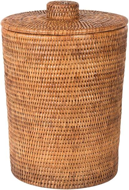 Amazon Kouboo La Jolla Rattan Round Plastic Insert Lid Large