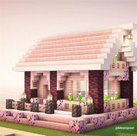 Pink house. : r/Minecraftbuilds