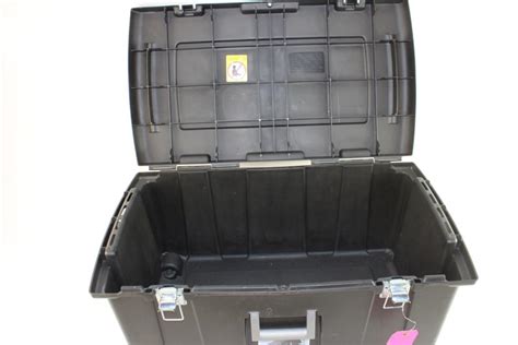 Sterilite Black Tote Bin Property Room