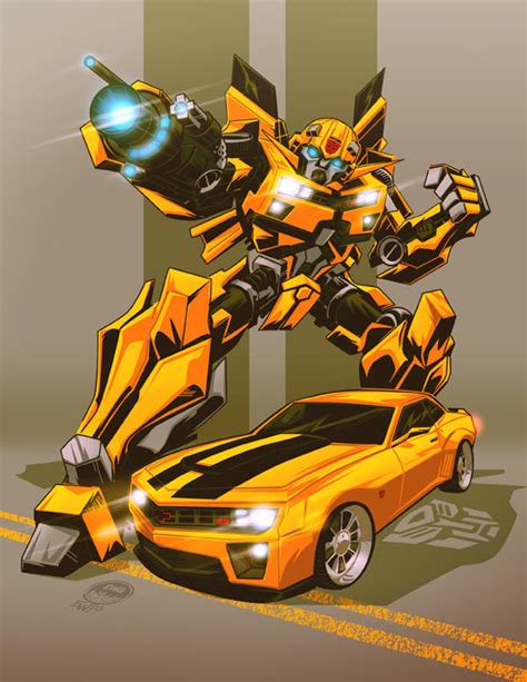 Transformers Bumblebee and Camaro - Commission by EryckWebbGraphics on DeviantArt