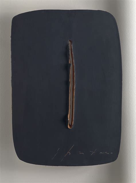 Lucio Fontana Concetto Spaziale 1962 64 ML Fine Art Matteo Lampertico