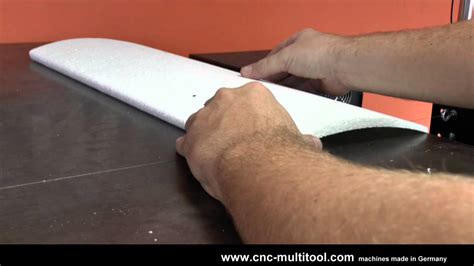 CNC Hot Wire Foam Cutting Magnum Reloaded Part3 Wing2 YouTube