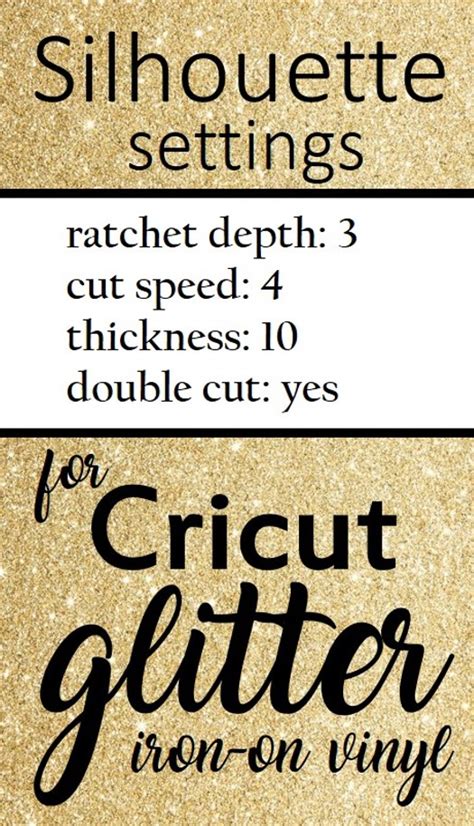 BonnieProjects: Cutting Cricut glitter iron-on vinyl with a Silhouette Cameo