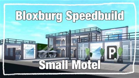 Bloxburg Motel Layout