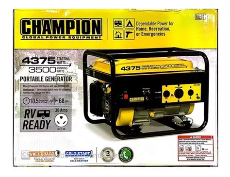 Generador De Luz Planta De Luz 3500 Watts Champion 4375watts Envío gratis