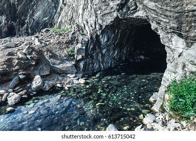 Underground River Cave Italy Nature Background Stock Photo (Edit Now ...