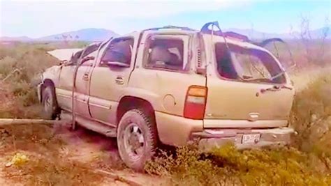 Mujer Originaria De Ojinaga Sufre Accidente En La Carretera Ojinaga