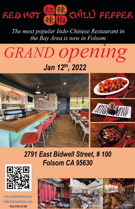 Chamber Ribbon Cutting For Red Hot Chilli Pepper Grand Opening Choose Folsom