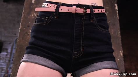 Blonde Slut In Rope Hogtie Suspension Vibed