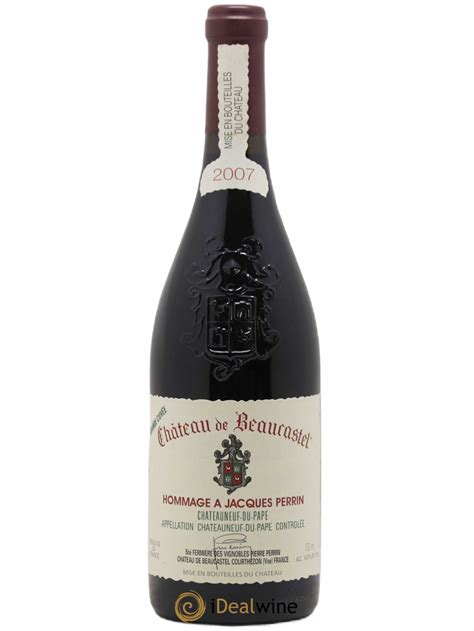 Acheter Châteauneuf du Pape Château de Château de Beaucastel Hommage à