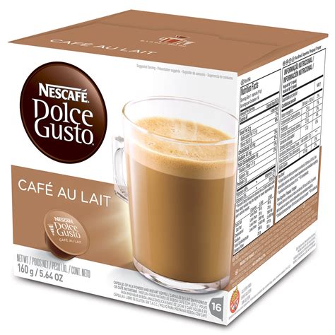 Café Fácil Cápsula Nescafé Dolce Gusto Au Lait 16 Cápsulas Nestlé