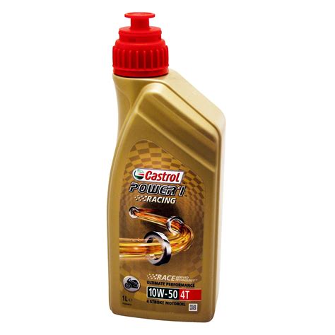 Huile Moteur 4T Castrol Power 1 Racing 10W50 1l Lubrifiant Sur La