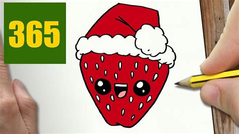 Come Disegnare Natale Alla Fragola Passo Dopo Passo Disegni Facile