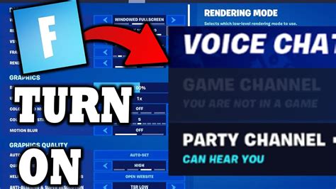 How To Turn On Fortnite Voice Chat 2024 YouTube