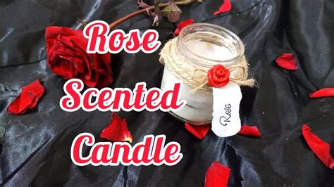 How To Make Scented Candle At Home Diy Rose Scented Candle Vb Youtube