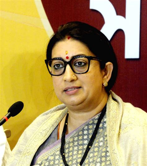 Kolkata Union Minister Smriti Irani Addresses A Press Conference