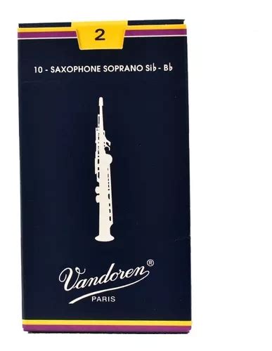 Caña Saxo Soprano Bb 2 Vandoren Sr202 Caja X 10