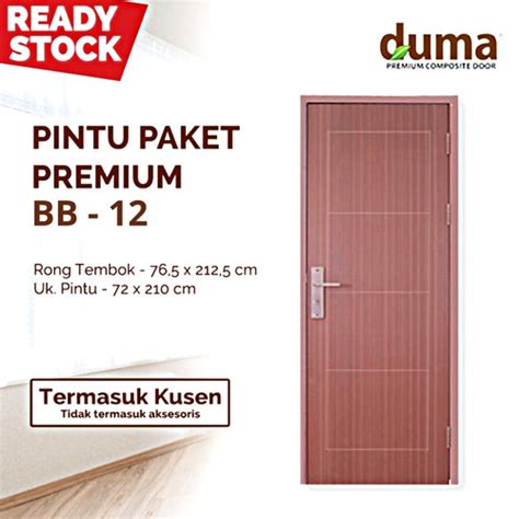 Jual Pintu Paket Duma Wpc Tipe Eco Polos X Cm Tanpa Kusen