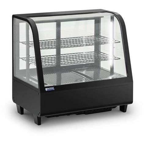 VITRINE RÉFRIGÉRÉE PRÉSENTOIR PÂTISSERIES FROID PLASTIQUE 100L 3