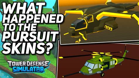 What Happened To The Pursuit Skins Tower Defense Simulator YouTube