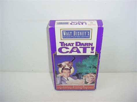 That Darn Cat Walt Disney VHS Video Tape Movie Disney Vhs Vhs Video