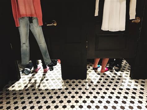 Premium Photo Low Section Of People In Fitting Rooms