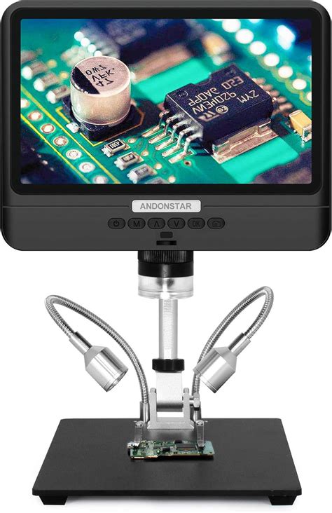 Andonstar Ad Microscope Num Rique Usb Avec Cran De Cm X