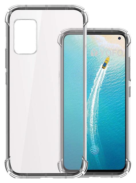 Yofo Rubber Shockproof Soft Transparent Back Cover For Vivo V