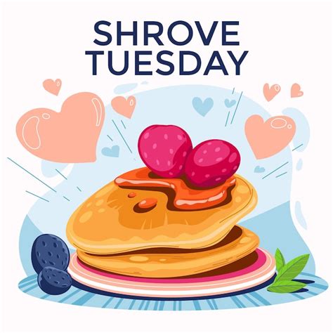 Premium Vector Happy Pancake Day Or Shrove Tuesday Concept With