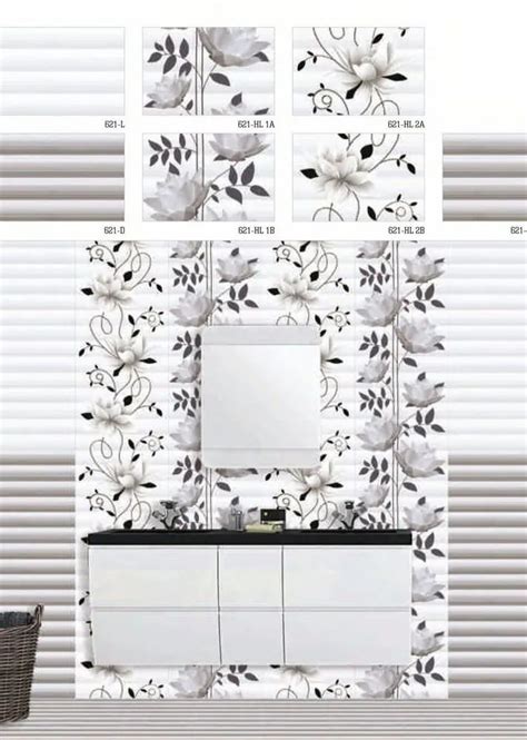 621 Digital Glossy Bathroom Wall Tiles At Rs 32 65 Square Feet