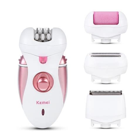 Épilateur électrique rasoir 4 en 1 Bikini Tondeuse Femme Jambe Brosse D