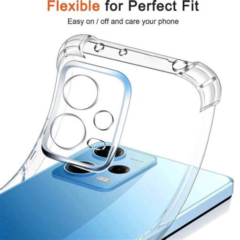 For Xiaomi Redmi Note 12 11 10 Pro 9s Case Clear Shockproof Phone Cover