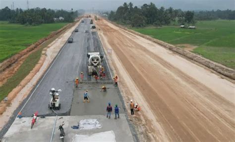 Beroperasi Juli Tahun Ini Progres Tol Padang Sicincin Capai 5193 Persen