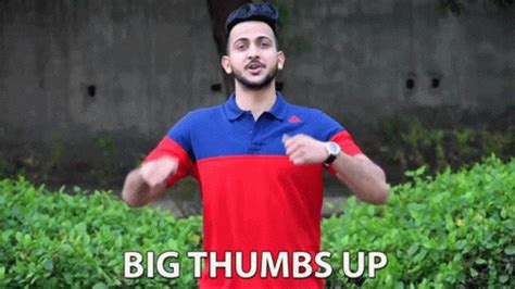 Big Thumbs Up Vinay Thakur GIF - BigThumbsUp VinayThakur AvrPrankTv ...