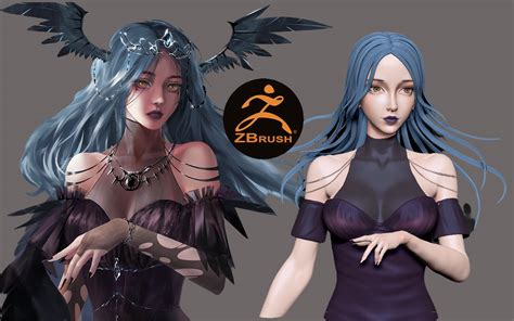 【zbrush教程】影视人物角色高模雕刻；身体造型细节处理，基础模型上色哔哩哔哩bilibili