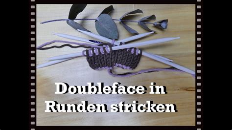 Doubleface Ganz Einfach In Runden Stricken Youtube