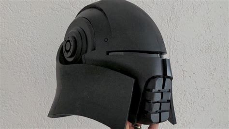 How To Make A Starkiller Helmet With Eva Foam Free Templates From