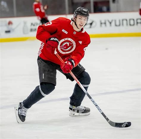 Luke Hughes In 2024 Hot Hockey Players Hockey Players New Jersey Devils