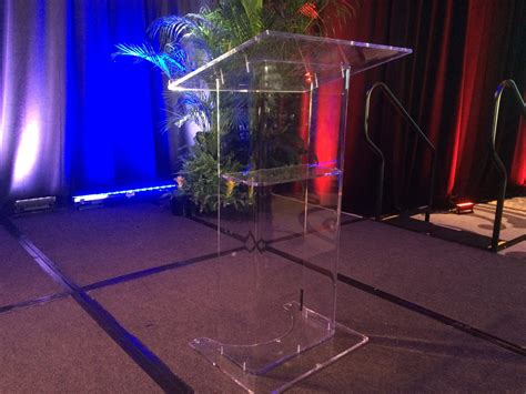 Acrylic Podium Lectern Atlanta Pro Av