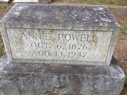 Annie Dewey Powell Find A Grave Gedenkst Tte