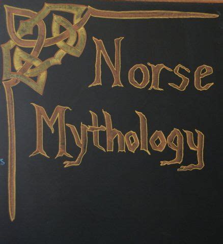 Grade 4 Chalkboard Drawings Norse Myth Norse Mythology